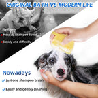 Shampoo Brush 2.7oz for Bathing Short Hair