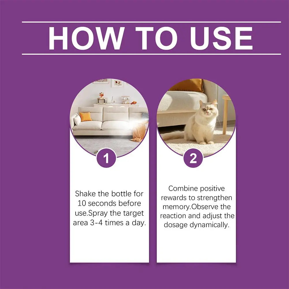 Cat Calming Spray to Reduce Anxiety 60ml