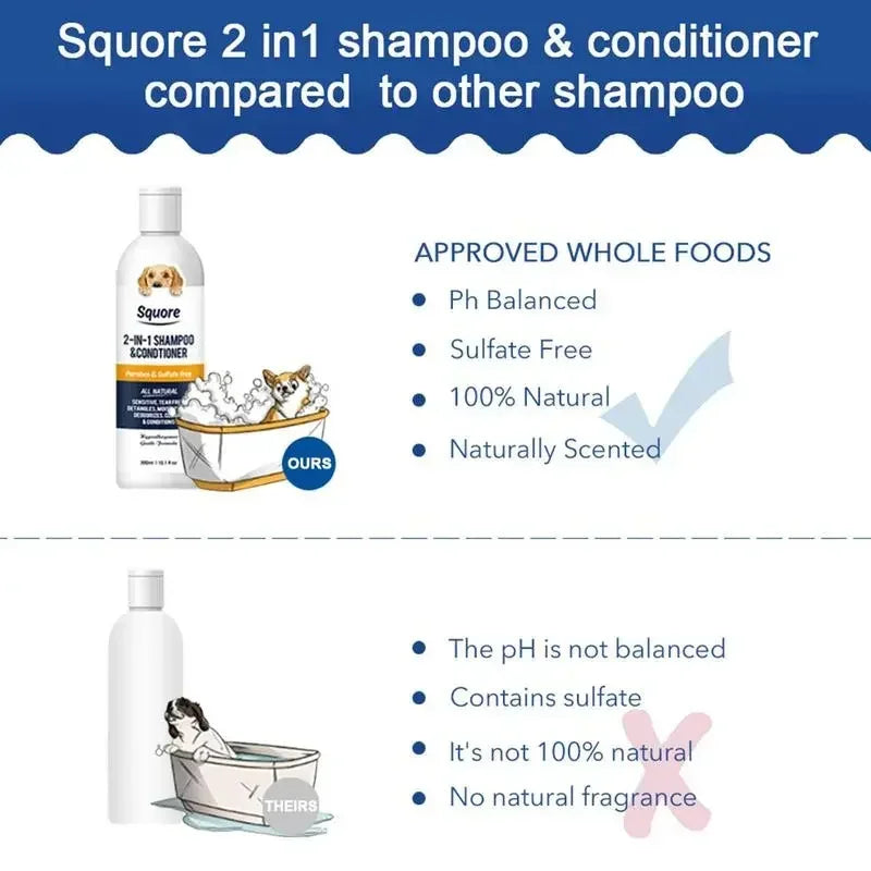 Squore Puppy Shampoo And Conditioner 2 In 1