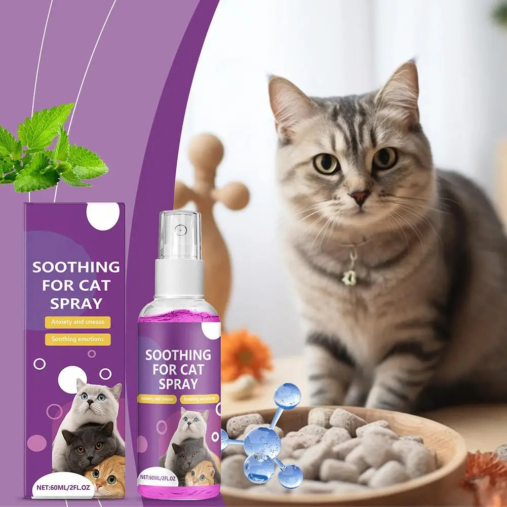 Cat Calming Spray to Reduce Anxiety 60ml