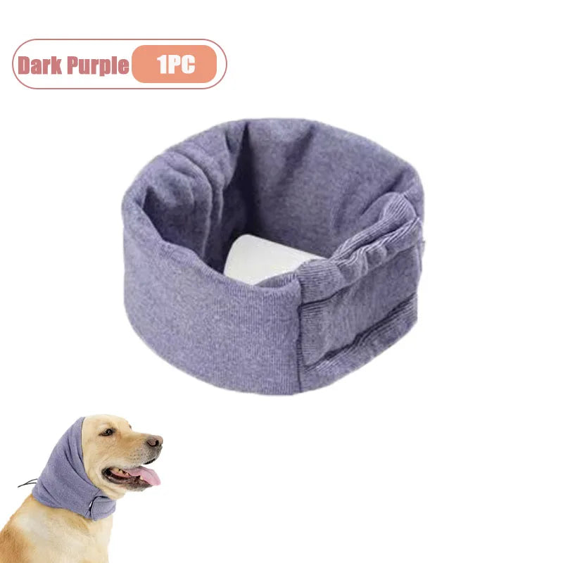 Calming Noise Protection Fleece Ear Covers For Dogs
