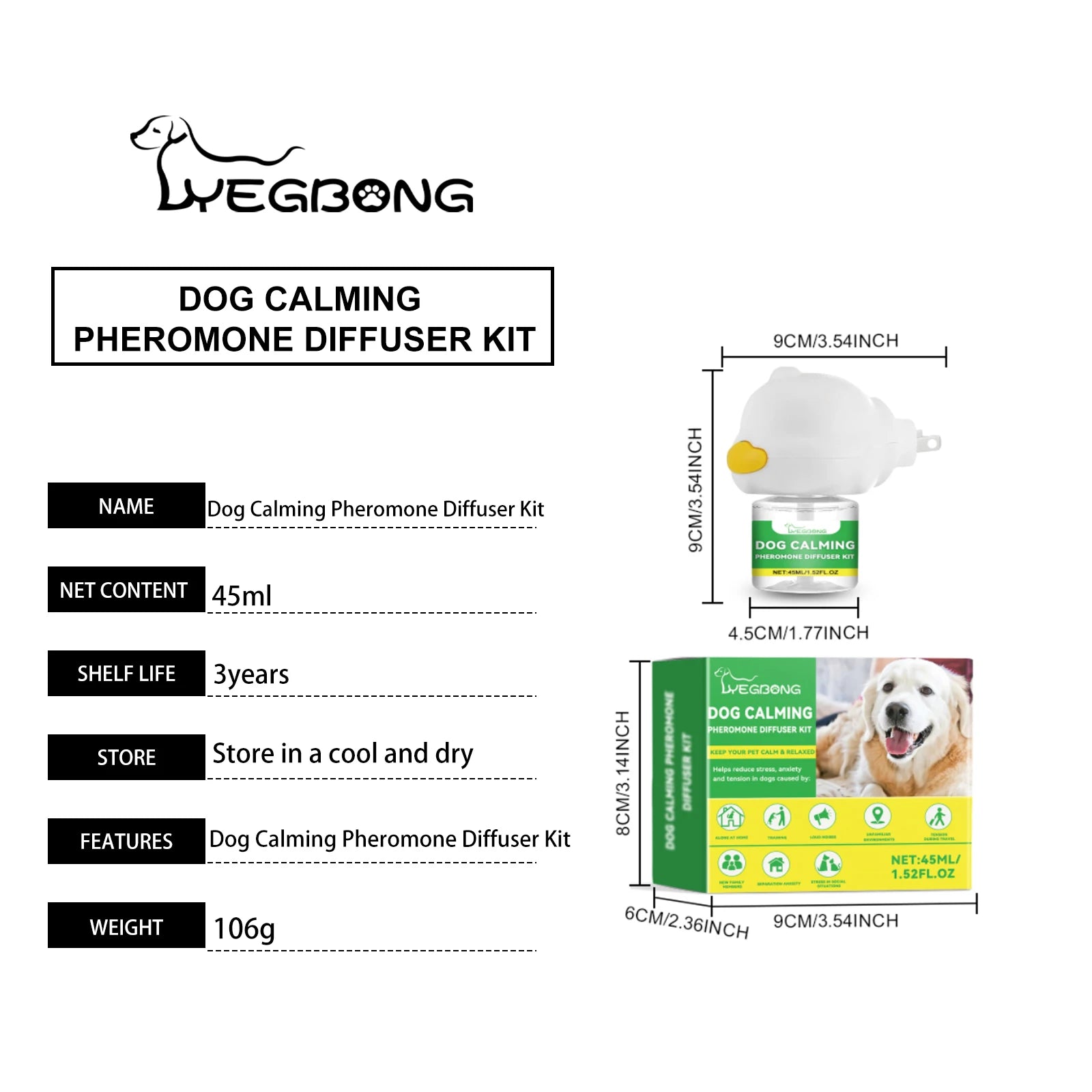 Dog Anxiety Relief Diffuser