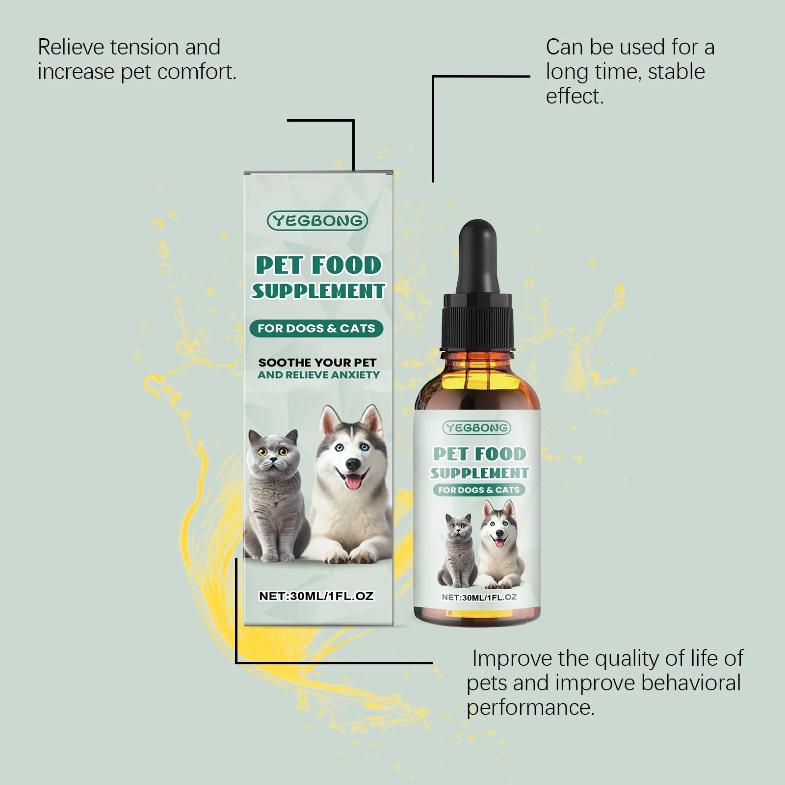 Pet Anxiety-Relief Dietary Supplement