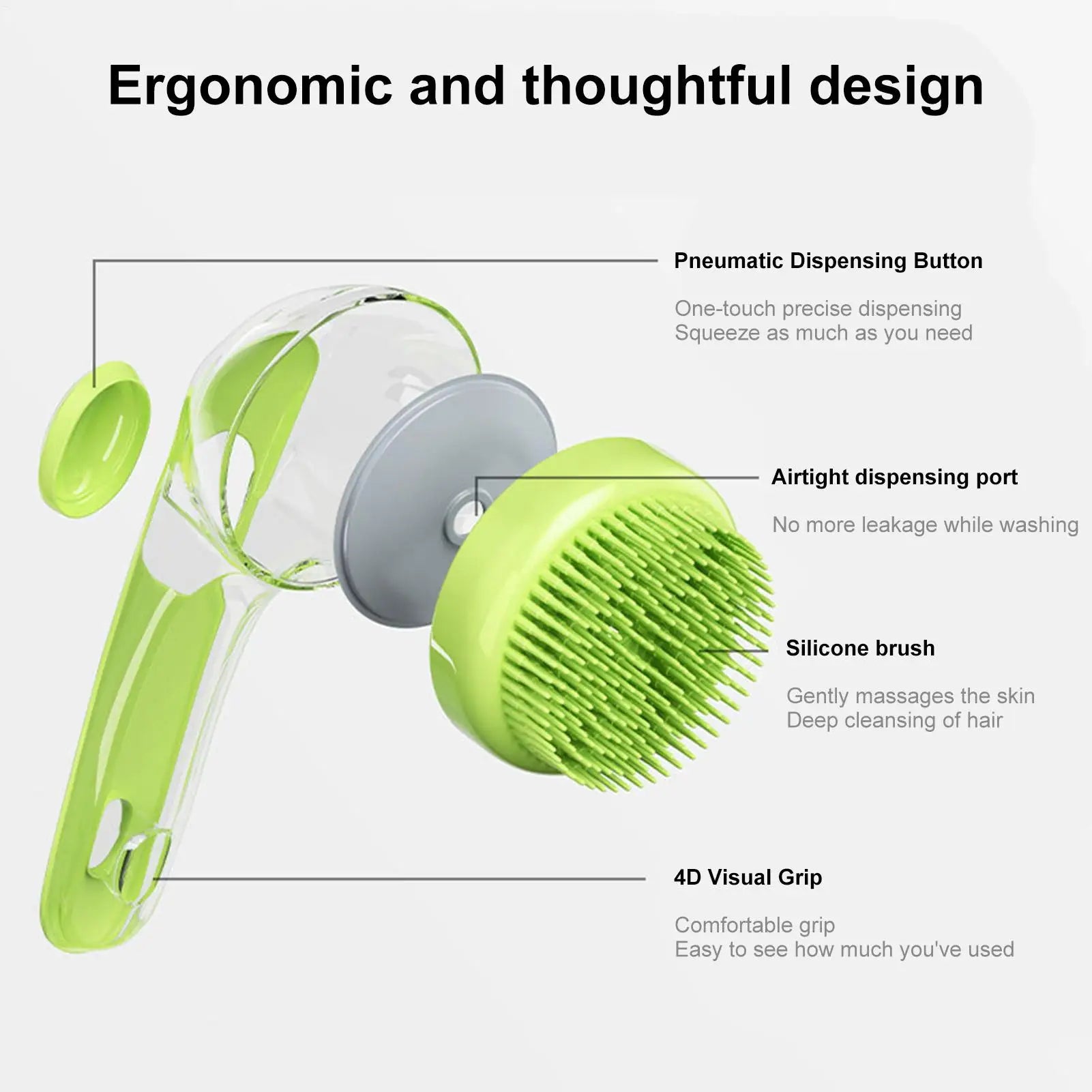 Shampoo Brush For Dogs