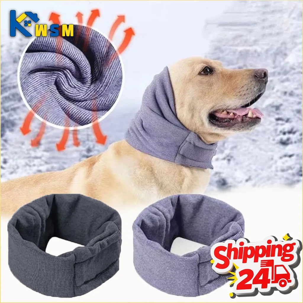 Calming Noise Protection Fleece Ear Covers For Dogs