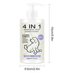 4 in 1 Pet shampoo and conditioner Special shampoo for dogs and cats Keep pets clean and fragrant to prevent hair loss