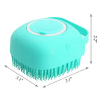 Shampoo Brush 2.7oz for Bathing Short Hair
