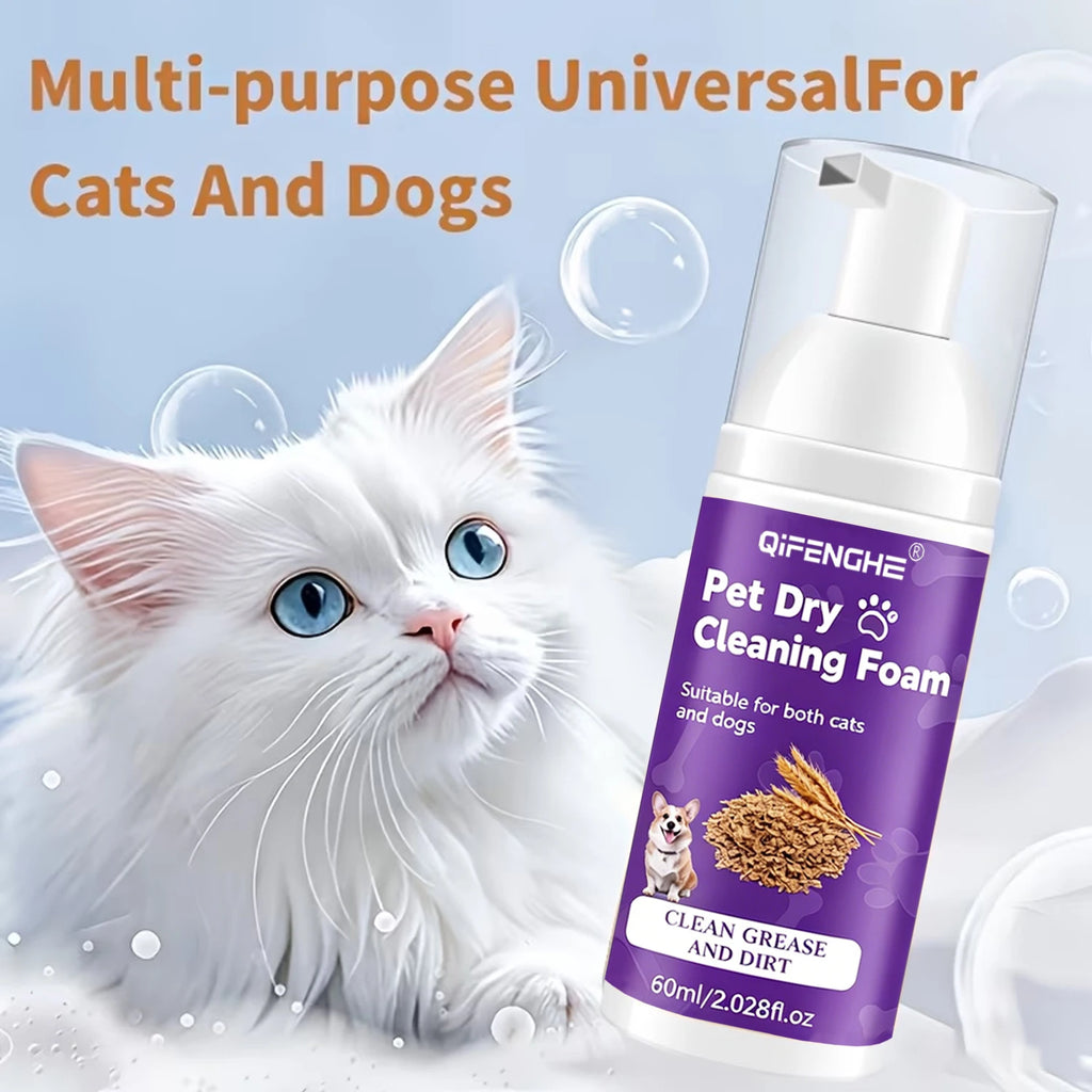 Pet Dry Shampoo for Dogs & Cats 60ml