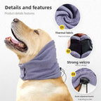 Calming Noise Protection Fleece Ear Covers For Dogs