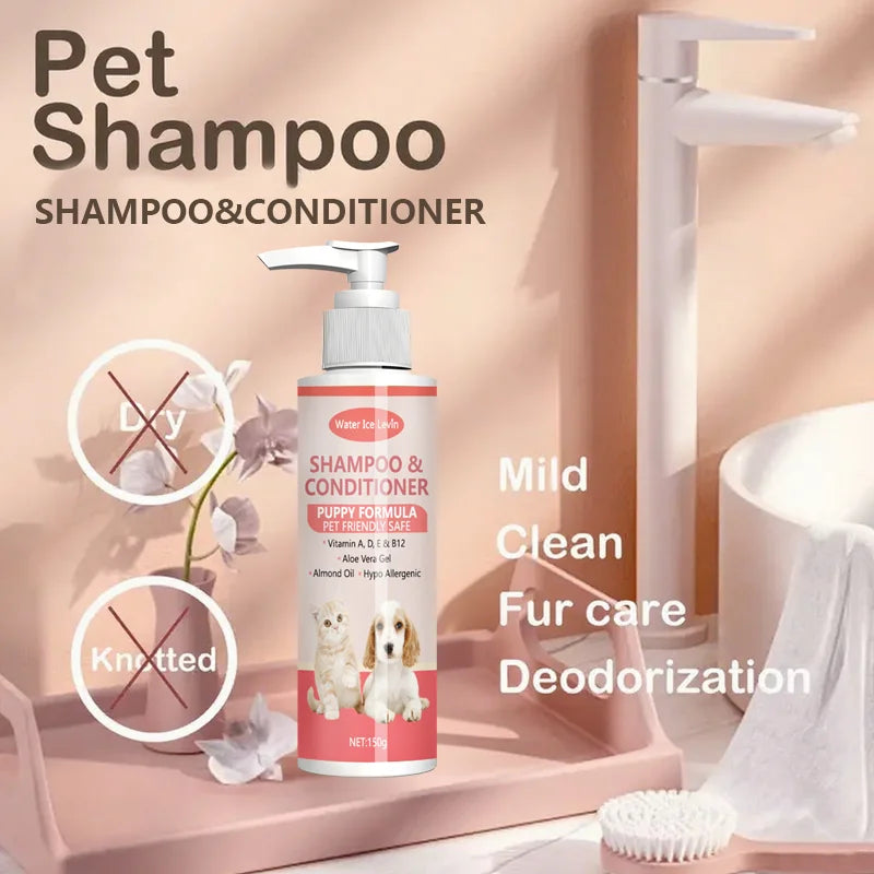 Water Ice Levin Pet Shampoo and Conditioner 150g