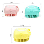 Shampoo Brush 2.7oz for Bathing Short Hair
