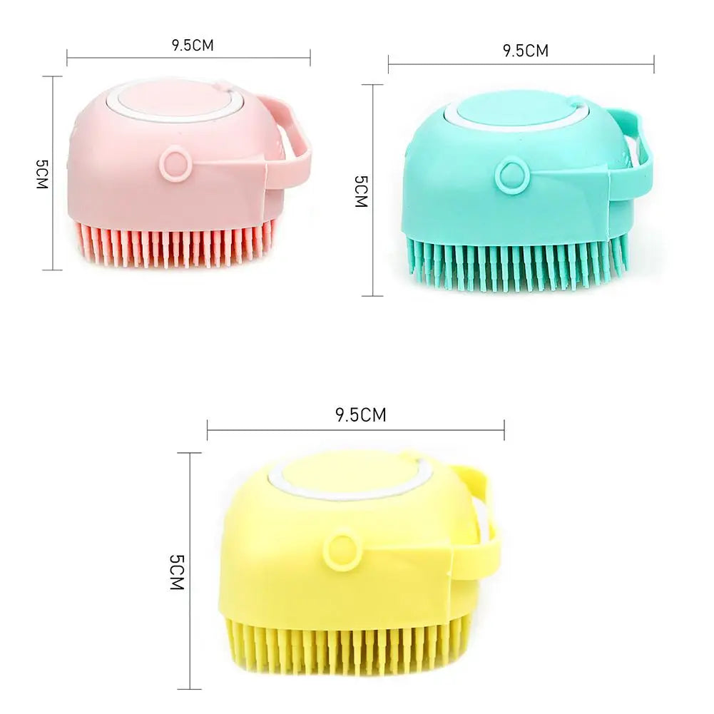 Shampoo Brush 2.7oz for Bathing Short Hair