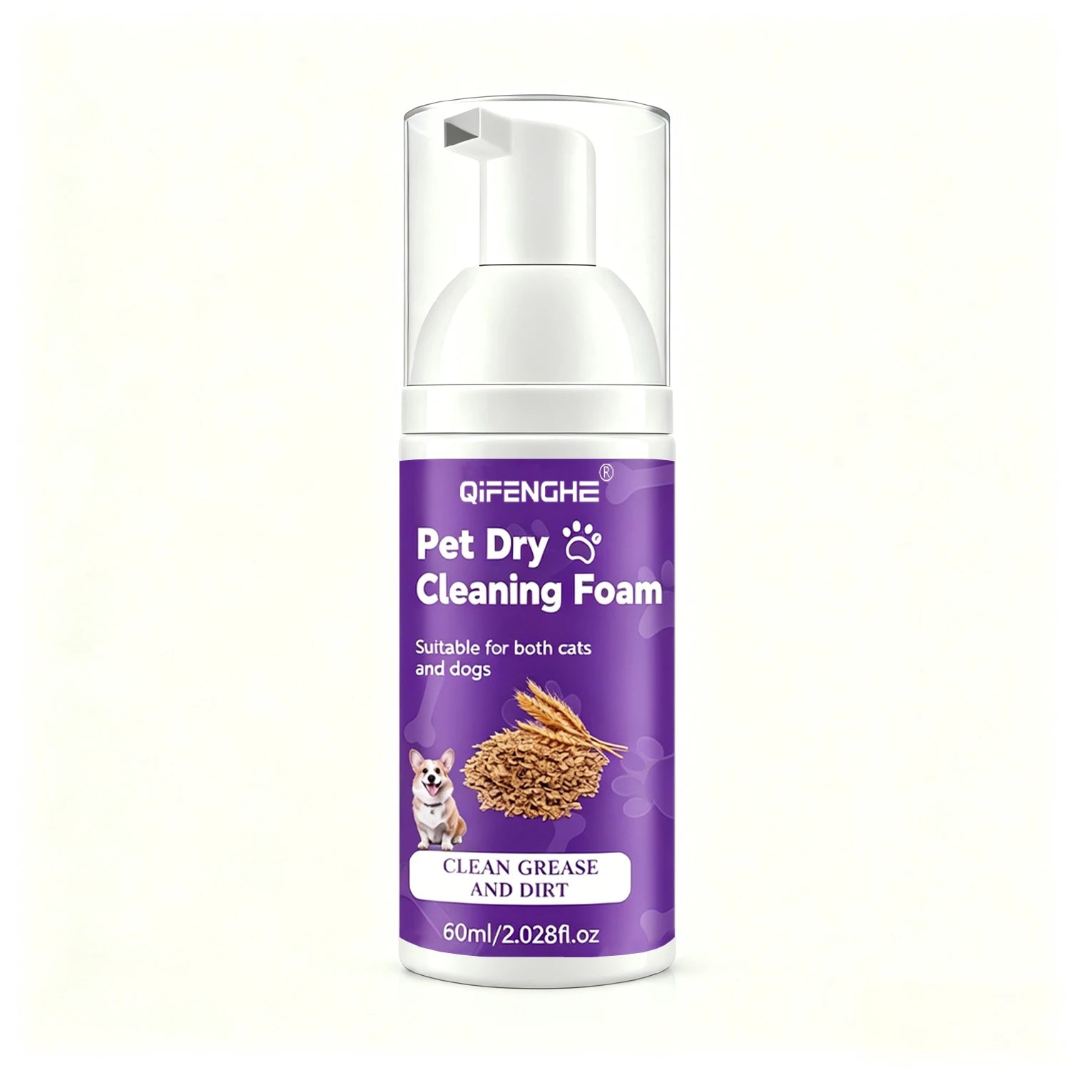 Pet Dry Shampoo for Dogs & Cats 60ml