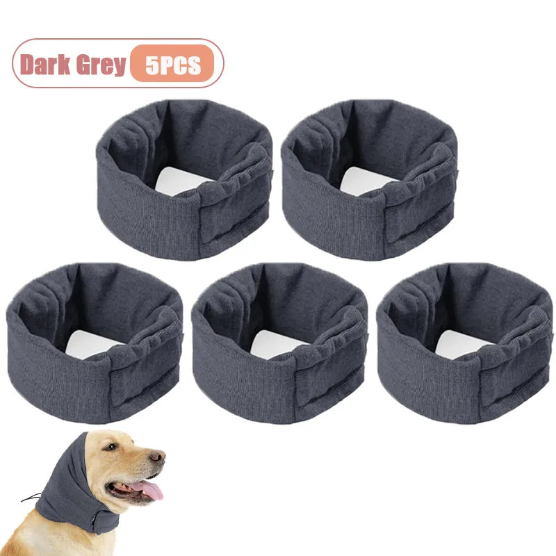Calming Noise Protection Fleece Ear Covers For Dogs