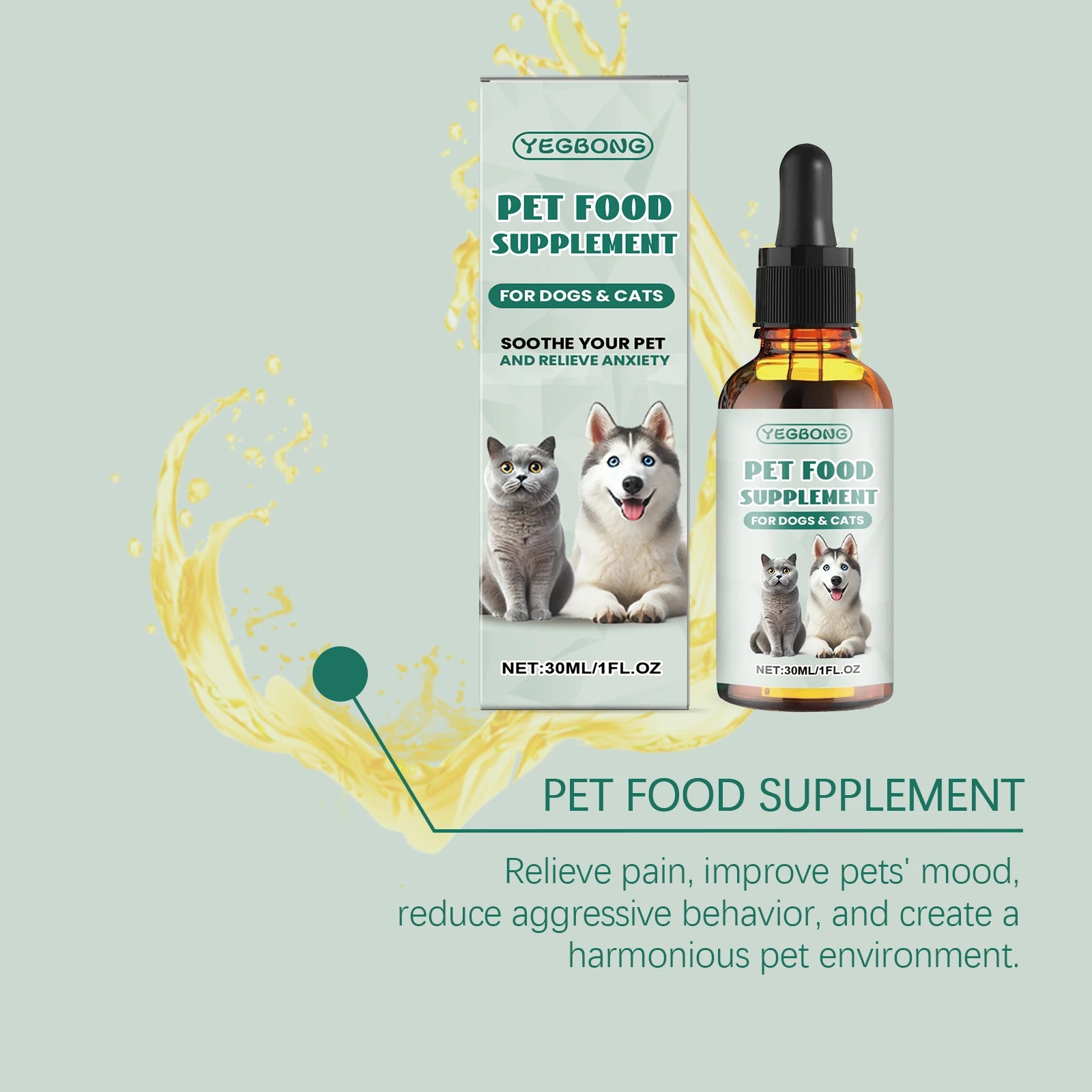 Pet Anxiety-Relief Dietary Supplement