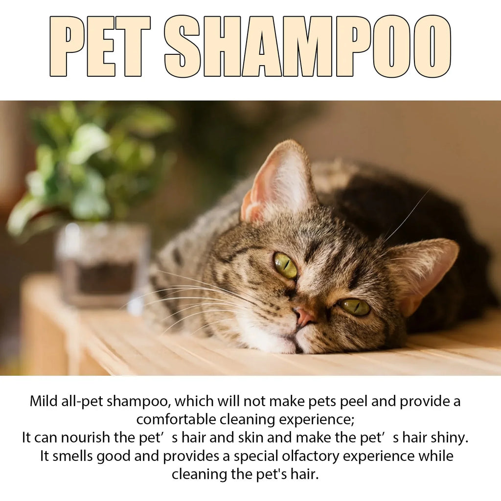 Pet Shampoo Gentle Cleansing Natural Formula