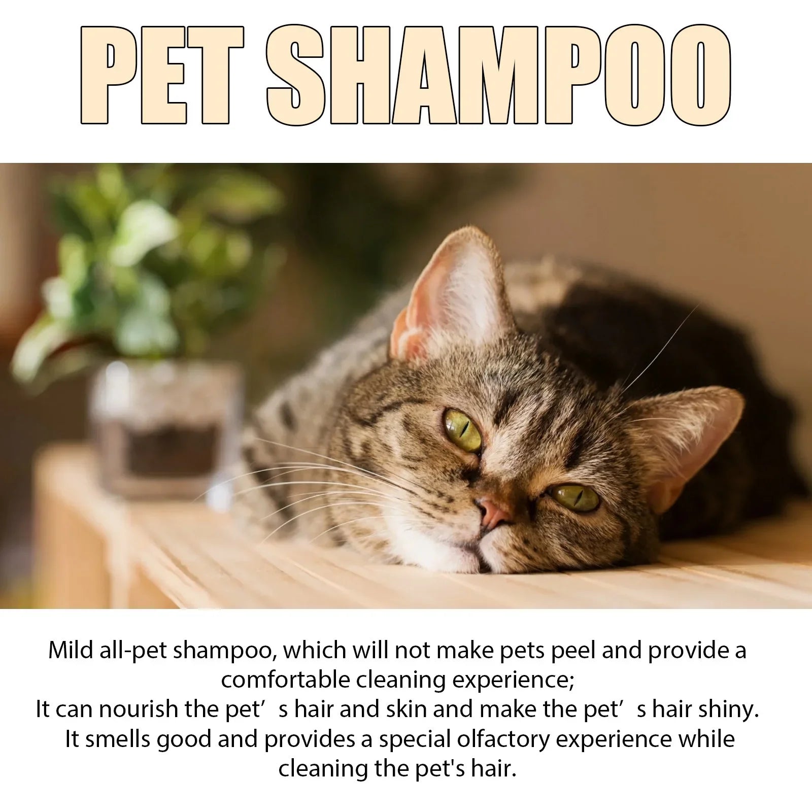 Pet Shampoo Gentle Cleansing Natural Formula